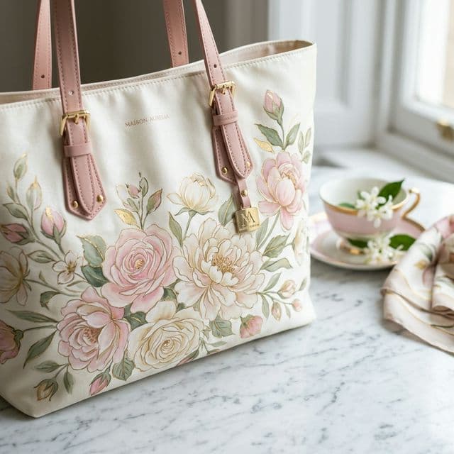 Blush Blossom Tote